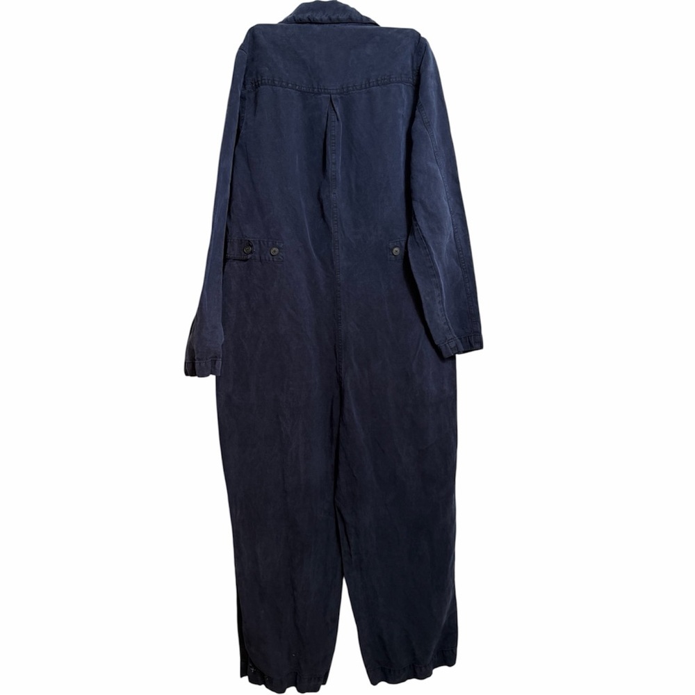 Marine Layer Navy Blue Button-Up Jumpsuit - Picture 5 of 6